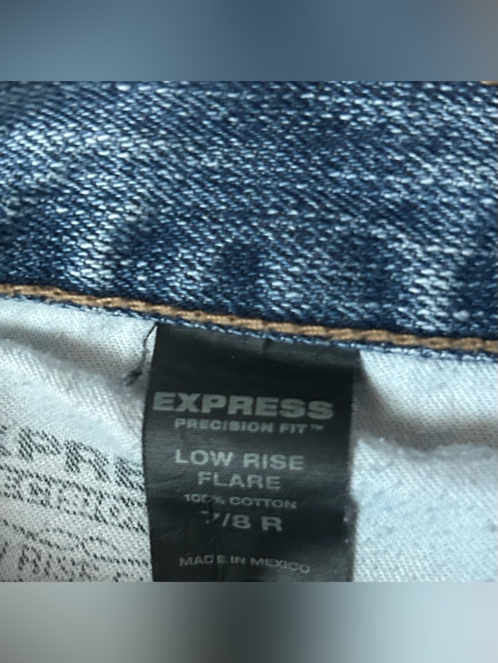 Express Low Rise Flare Jeans - Picture 4 of 8